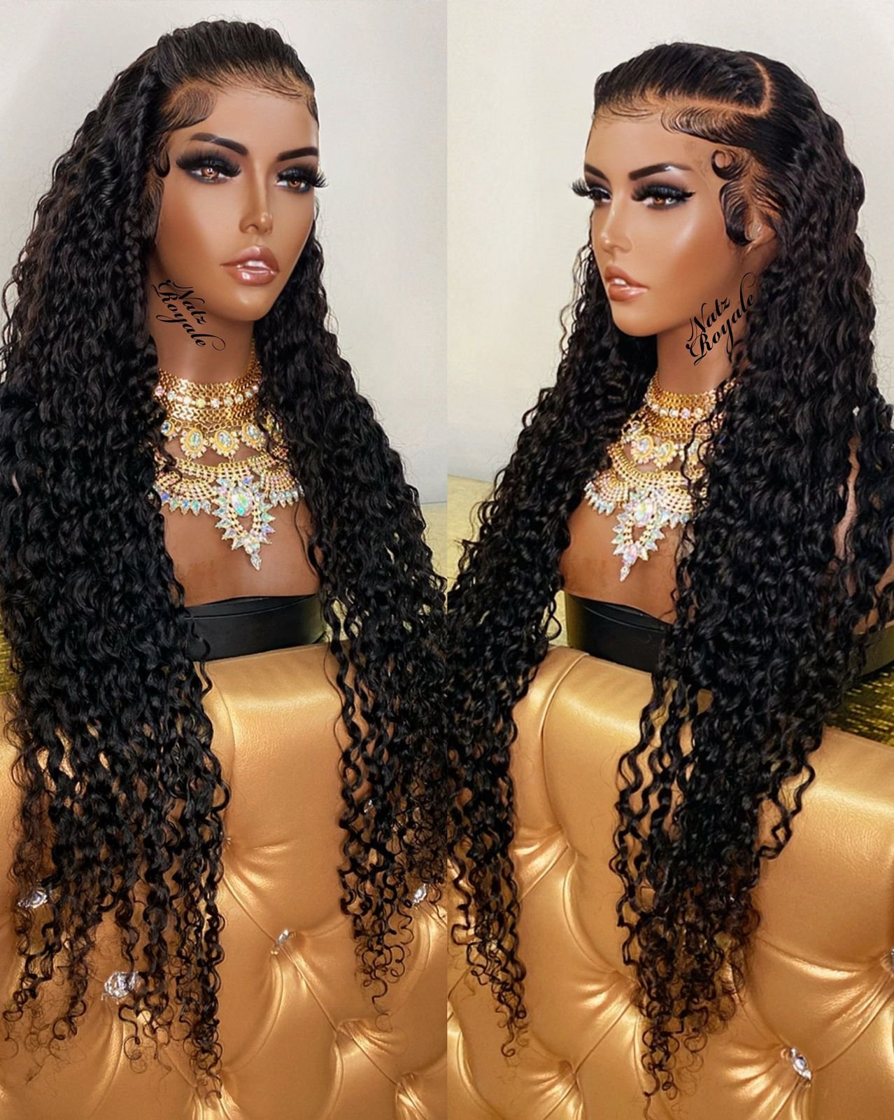 FRONTAL WIG #1B Straight 40" Lace Frontal Wig Copy - Image 2